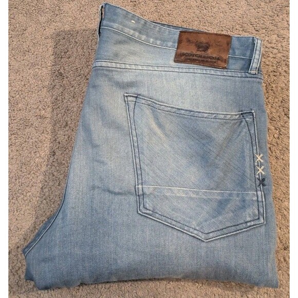 Scotch & Soda Ralston Slim Fit Button Fly Blue Denim Jeans Men's 36x34 - Picture 1 of 8